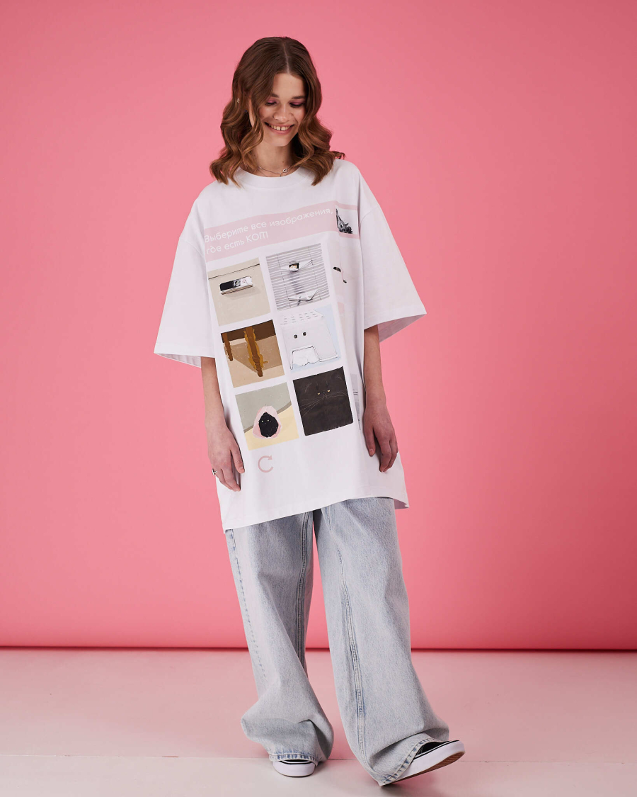 Футболка Капча TABOO, цвет: белый, TsCapchaW купить онлайн
