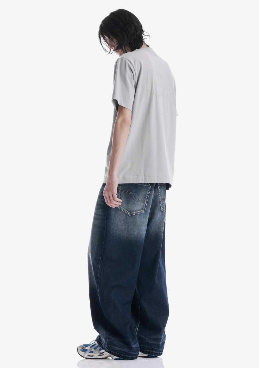 Широкие джинсы KRAKATAU, цвет: темно-синий, Ru223-615 купить онлайн