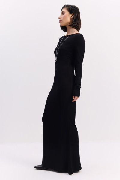 Платье из смесовой вискозы TOPTOP, цвет: Черный, TT.012.16907.900 купить онлайн