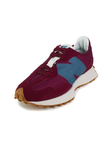 Кроссовки мужские New Balance 327 "Garnet Natural Indigo Gum" NKDADDYS SNEAKERS, цвет: Бордовый MS327HE1 купить онлайн