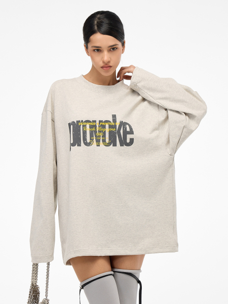 Лонгслив "Провокация" FRHT&OUT OF REACH, цвет: серебристый меланж, LSPRVKSLVMLG купить онлайн