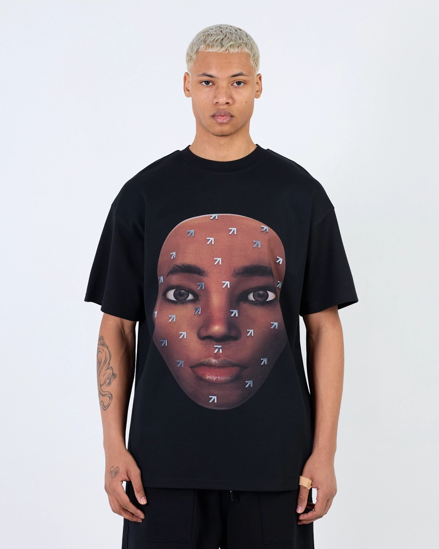 Футболка LUNA FACE BLACK ASIA ST 71, цвет: Черный, Ast71.tt-Lunaface-bl купить онлайн