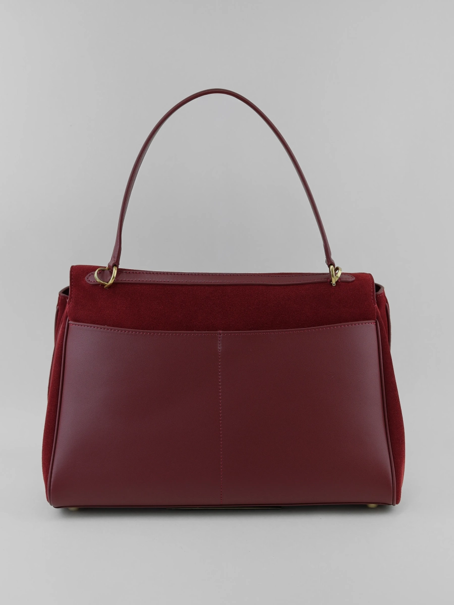 Сумка SANDRA MEDIUM brand salad, цвет: suede cranberry J-704-PHR 7911 купить онлайн
