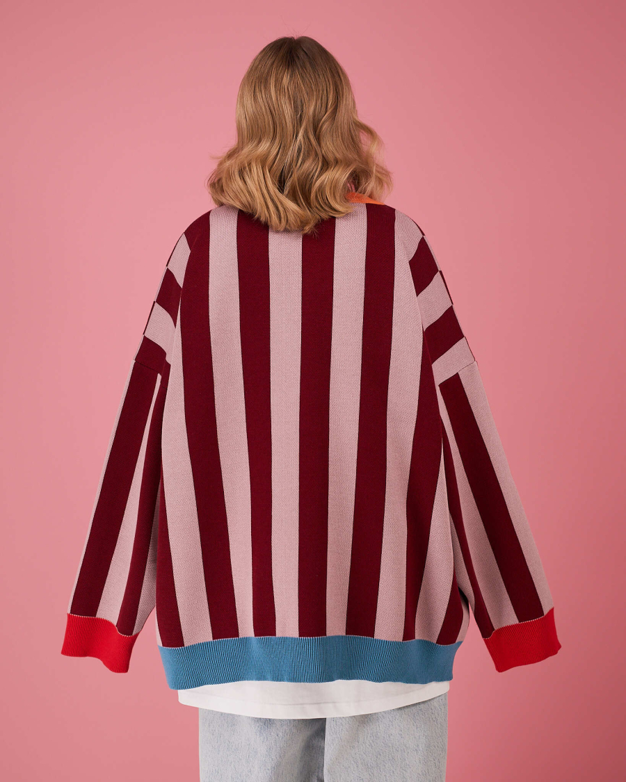 Свитер Тепло районов TABOO, цвет: розовый, SVdistrict#1 купить онлайн