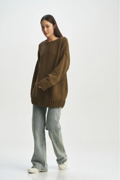 Джемпер Hand made Brown Erist store, цвет: коричневый, НФ-00001642 со скидкой купить онлайн