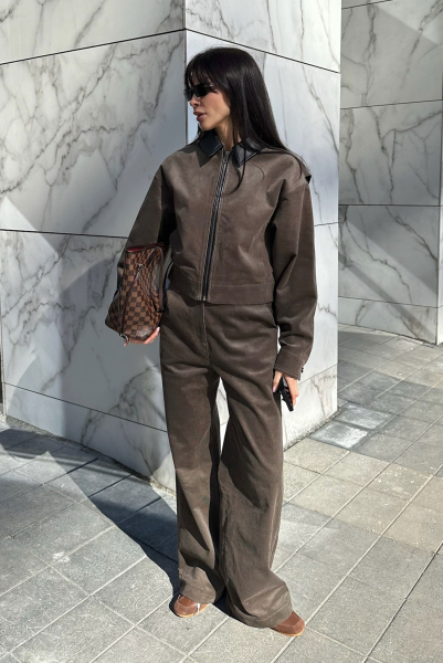 Бомбер из вельвета LIGHT BROWN Label .B, цвет: light brown, Jc.36.4.5637/2LBR купить онлайн