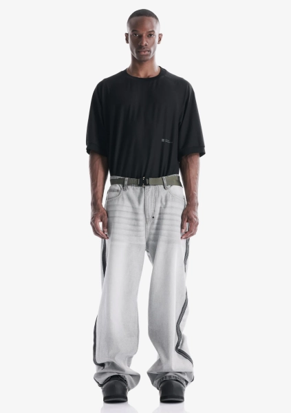 Широкие джинсы KRAKATAU, цвет: серый, Ru226-33 купить онлайн