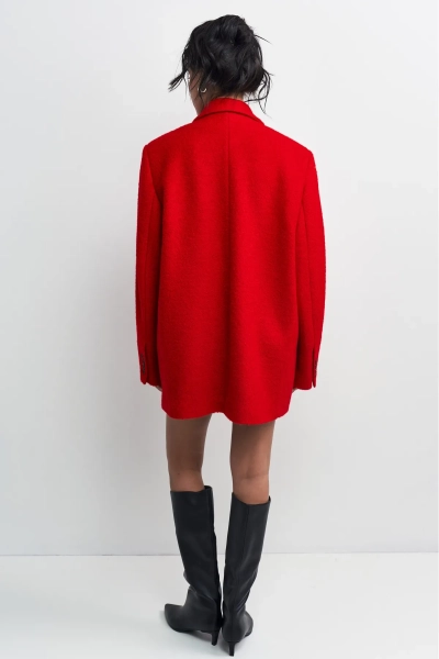 Пальто-жакет ERISTSTORE, цвет: красный, НФ-00003238 купить онлайн