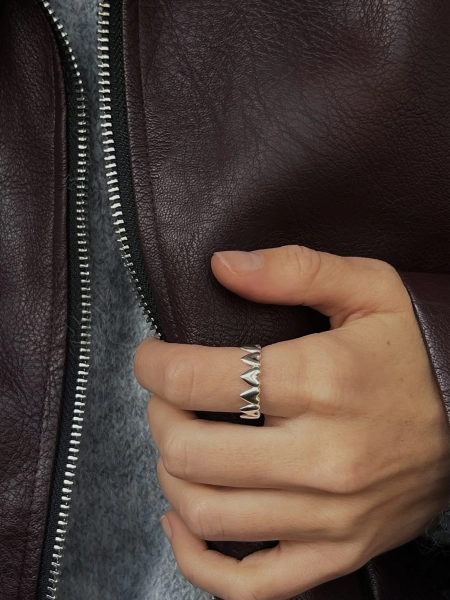 Кольцо Queen of hearts LU JEWEL, цвет: серебро, 00000000000585 купить онлайн