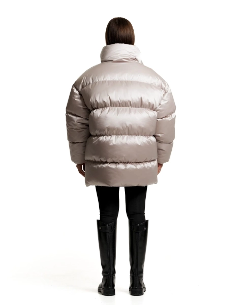 Пуховик PUFFER Y2 PEARL YONS, цвет: жемчужный,  со скидкой купить онлайн