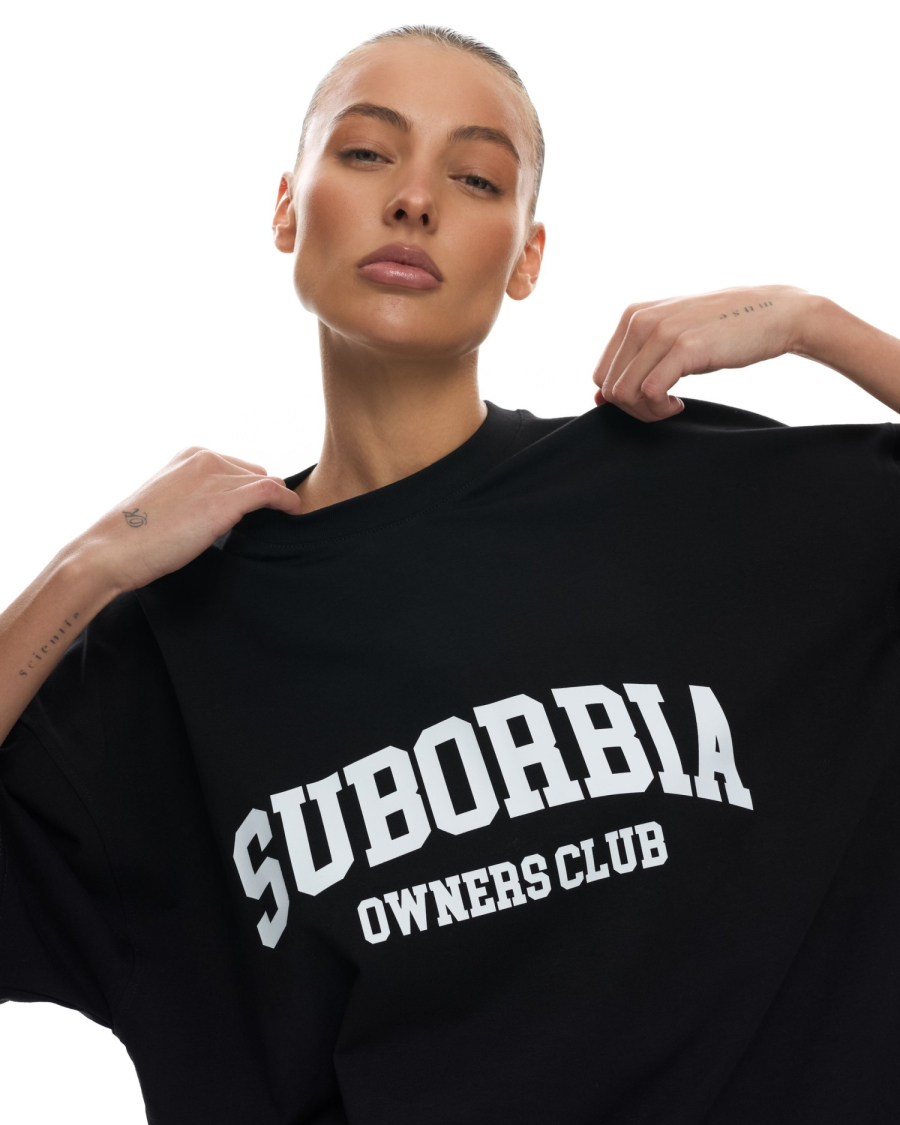 Футболка OWNERS CLUB Suborbia, цвет: black-white, 006393 купить онлайн