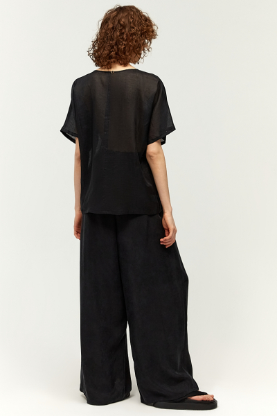 Футболка FASHION REBELS, цвет: Чёрный FR23SS1T2W355BL купить онлайн