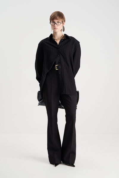 Блуза в полоску MIA AIM, цвет: Черный, MIA705 купить онлайн