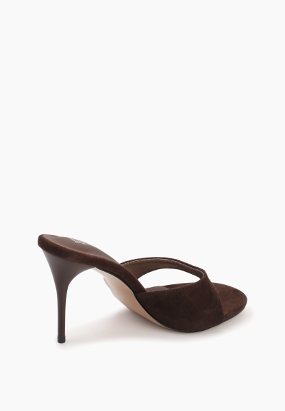 Мюли из натуральной замши SBALO, цвет: шоколадный SXL5 купить онлайн