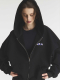 Зип-худи "Attitude matinale" Black Crop Fit
