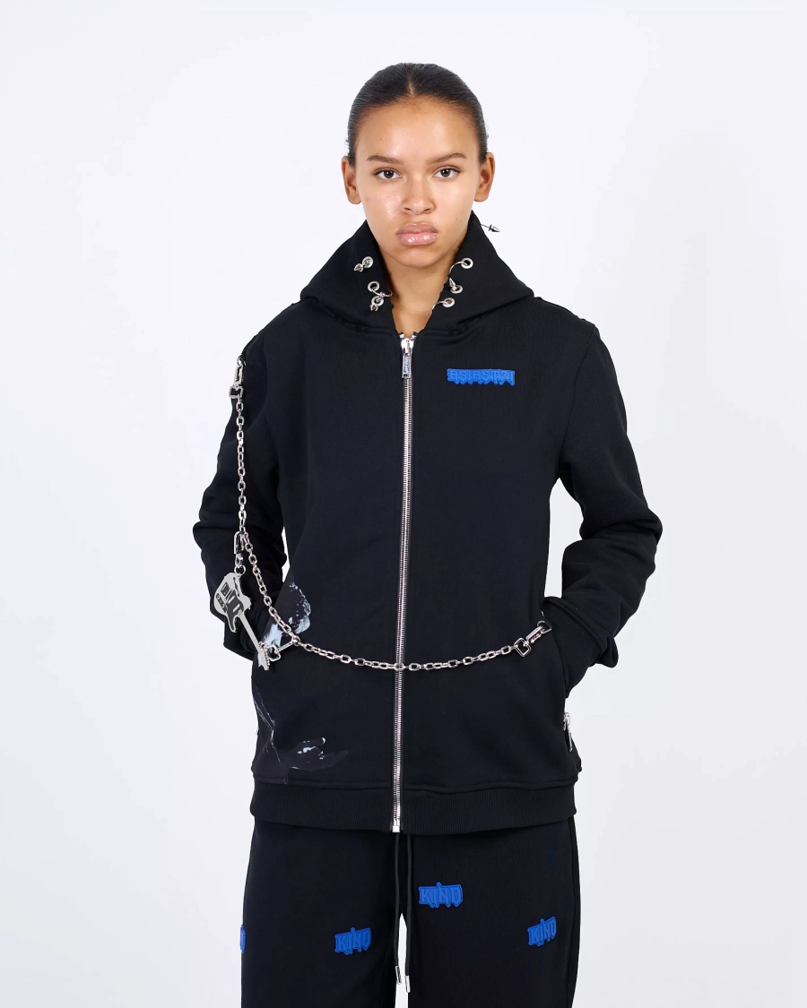 Худи ZIP KINO 2ND RELEASE BLACK