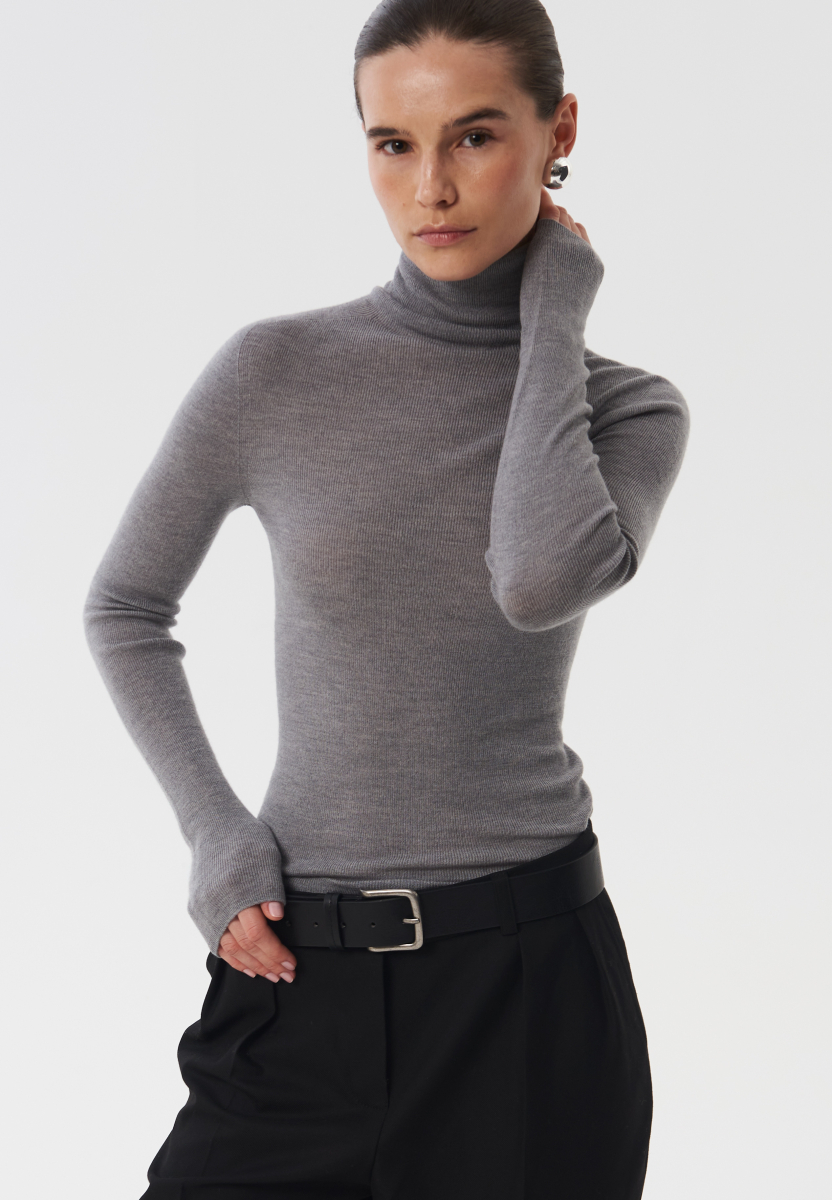 Водолазка "Мягкие объятия" CHUBA, цвет: серый,  купить онлайн