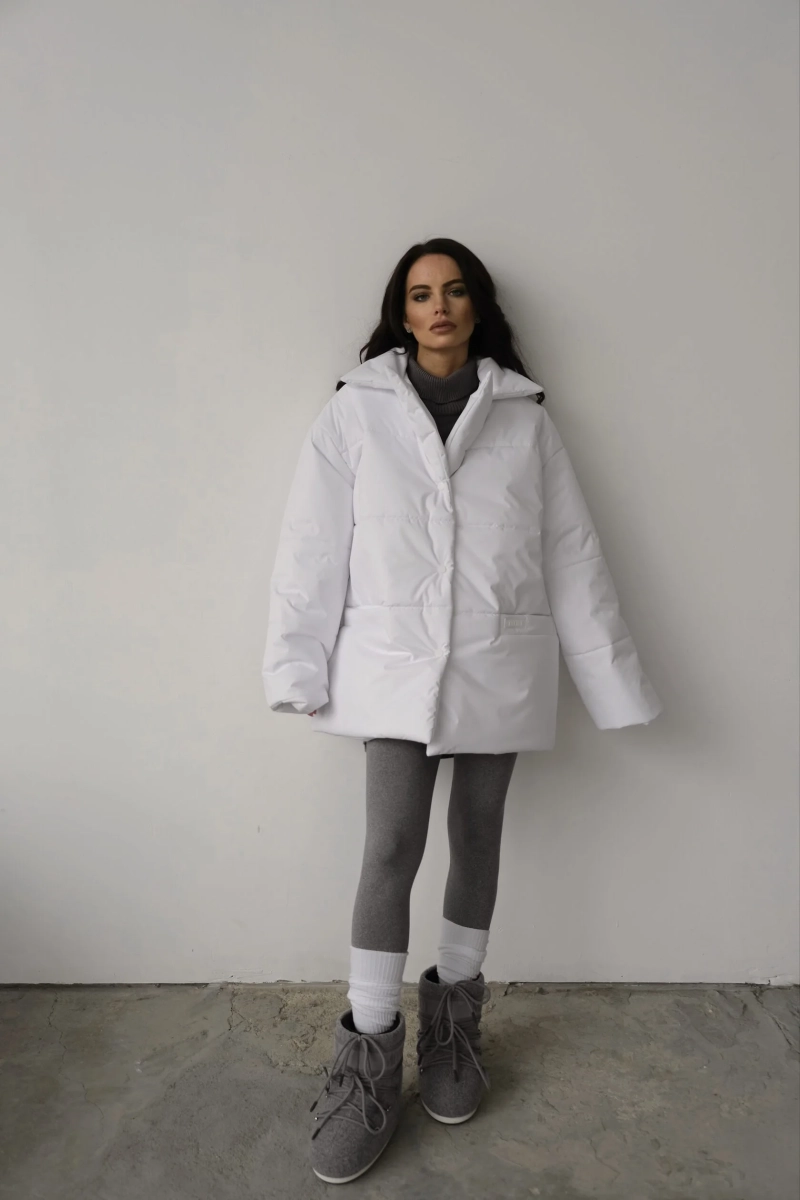 Пуховик SOFT MINI, цвет: белый, НФ-00000448 купить онлайн