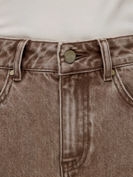 Женские джинсы с манжетами MUTED, цвет: светло-коричневый, 904825.WJNS0008_Light-brown купить онлайн