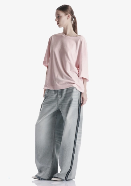 Свободная футболка KRAKATAU, цвет: светло-розовый, Tw144-98 купить онлайн