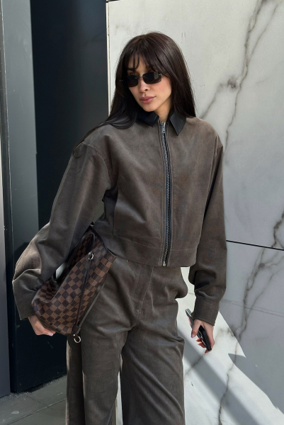 Бомбер из вельвета LIGHT BROWN Label .B, цвет: light brown, Jc.36.4.5637/2LBR купить онлайн