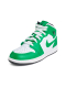 Кроссовки подростковые Jordan 1 Mid "Lucky Green" NKDADDYS SNEAKERS, цвет: зеленый DQ8423-301 купить онлайн