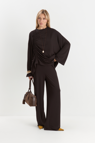 Костюм из вискозы с кулисой MIA AIM, цвет: шоколадный, MIA683 купить онлайн