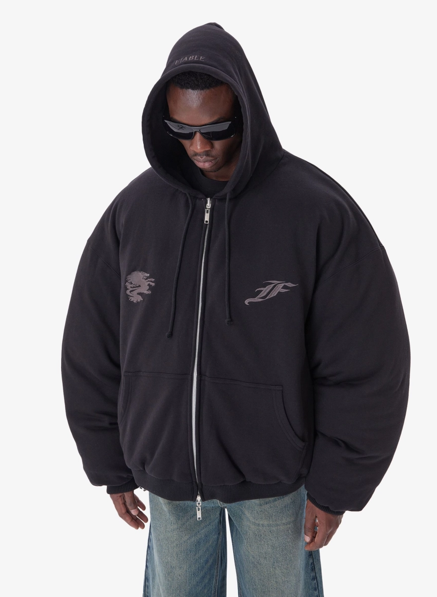 Бомбер REVERSIBLE FABLE, цвет: Черный, BMBR-FBL-RVRSBL-BLCK купить онлайн