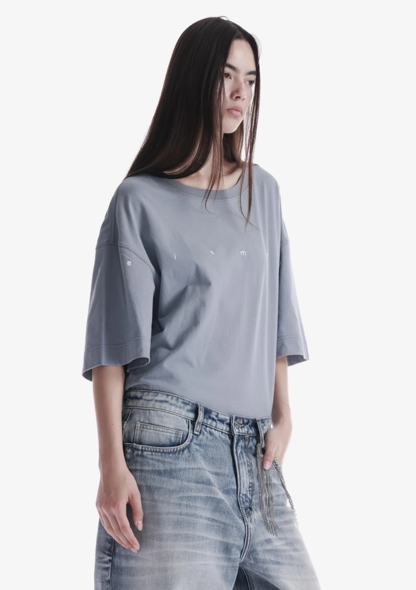 Свободная футболка KRAKATAU, цвет: бледно-голубой, Tw144-63 купить онлайн