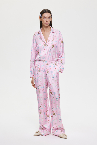 Пижамная блузка DREAMS BY ALENA AKHMADULLINA, цвет: розовый, 225102050204436/210000 купить онлайн