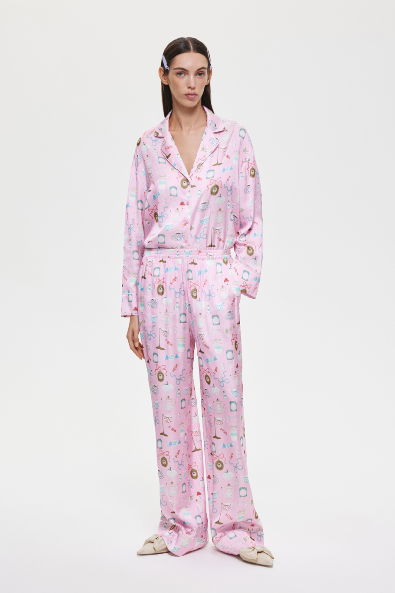 Пижамные брюки DREAMS BY ALENA AKHMADULLINA, цвет: розовый, 225102080204437/210000 купить онлайн