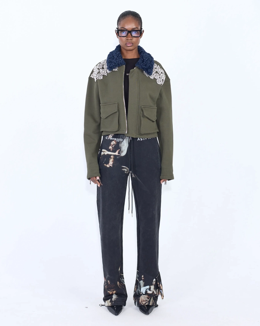 Жакет STONES CROPPED PARIS OLIVE ASIA ST 71, цвет: зеленый, Ast71.jacket-stones-olive-crop купить онлайн