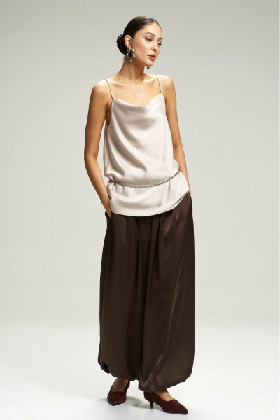 Топ на тонких бретелях Champange