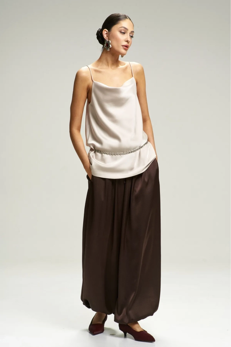 Топ на тонких бретелях Champange