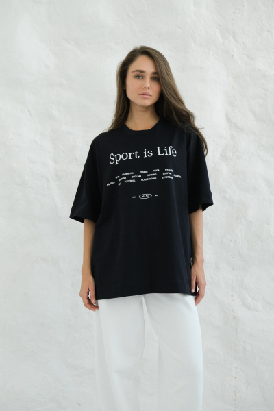 Футболка Sport is life MINI, цвет: синий, НФ-00000157 купить онлайн