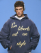 Худи Hoodie "Temps de Liberté" Dark Blue Brûler d'Amour, цвет: dark blue BS20255C-3020-73 |новая коллекция купить онлайн