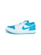 Кроссовки мужские Jordan 1 Low "Aquatone" NKDADDYS SNEAKERS, цвет: голубой 553558-174 купить онлайн