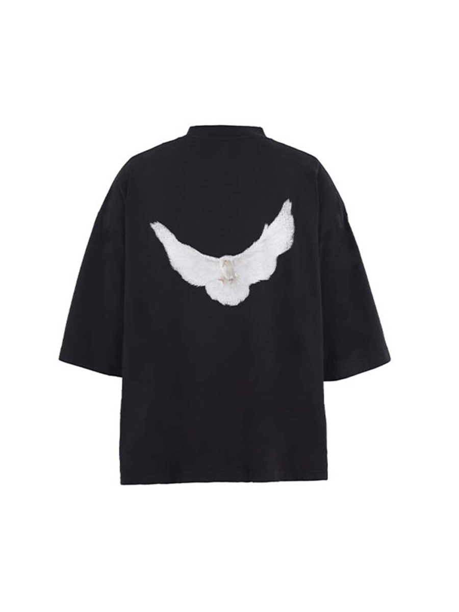 Футболка YEEZY х GAP x Balenciaga shvetsov store, цвет: black white, YEEZY-SS22-267 купить онлайн