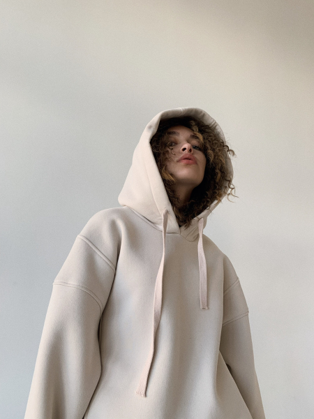 Худи утепленное TTR GARCHIT, цвет: бежевый,  купить онлайн