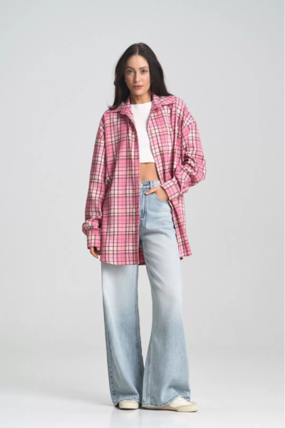 Рубашка в клетку Pink
