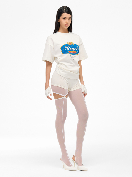 Футболка "Дым" FRHT&OUT OF REACH, цвет: молочный, TSSMKMLK купить онлайн