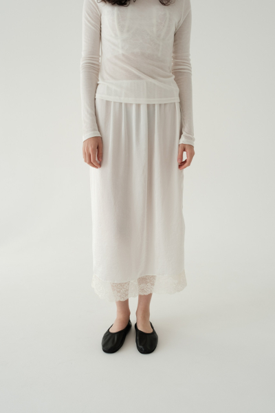 Бельевая юбка НИ ИМЕНИ, НИ ПОХОЖИХ, цвет: молочный, 00-00000364 купить онлайн