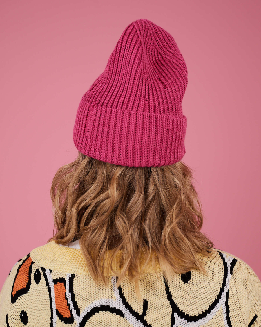 Шапка рваная с гусем TABOO, цвет: фуксия 1010hatFukGus купить онлайн