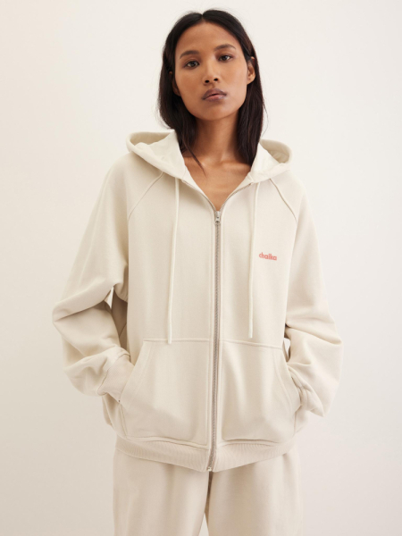 Худи из футера на молнии