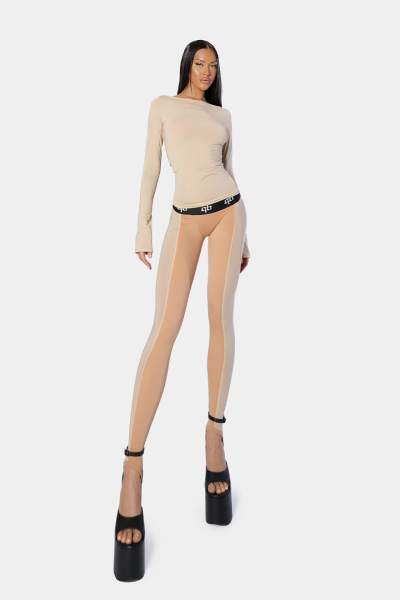 Легинсы Sport Body qb A QUICK BUCK, цвет: BEIGE  |новая коллекция купить онлайн