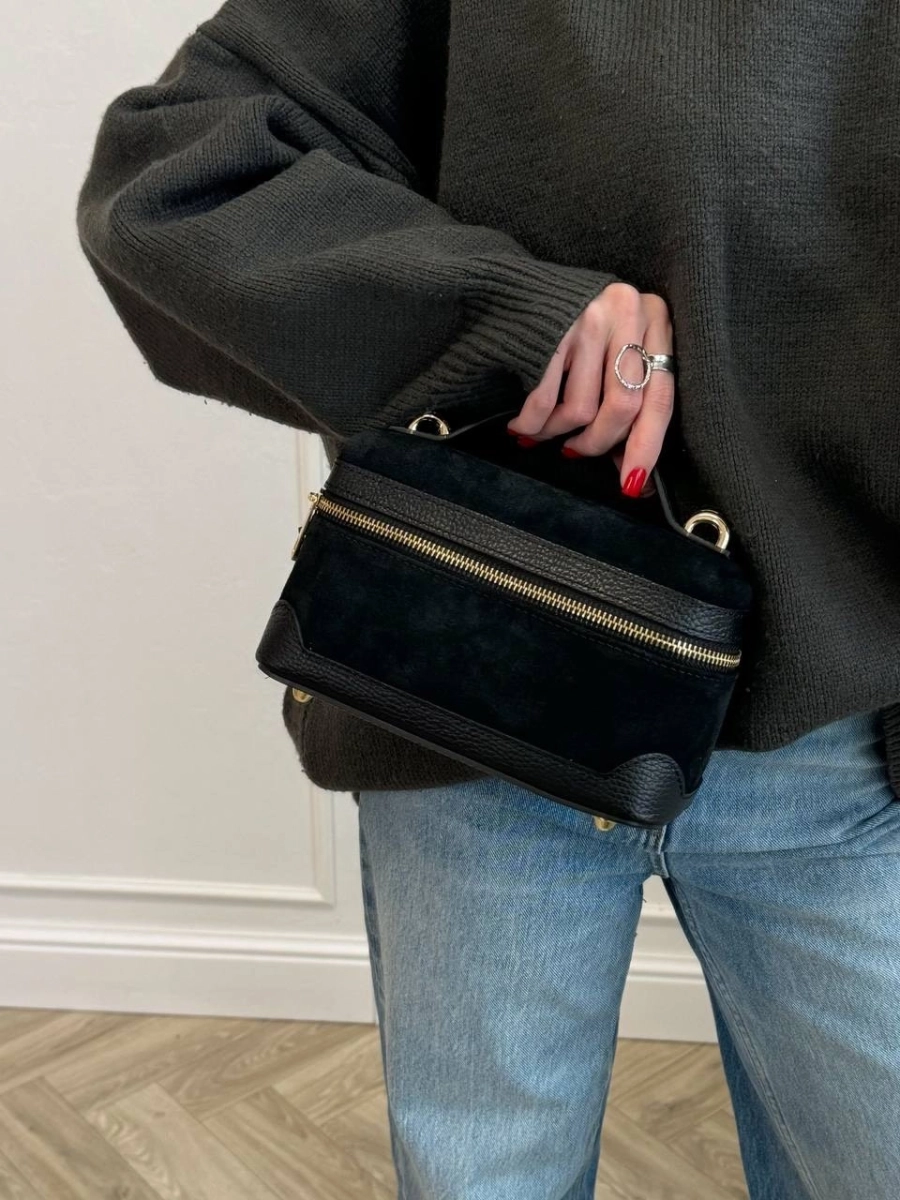 Сумка JENNA brand salad, цвет: stacey suede nero J-704-PHR 6972 купить онлайн