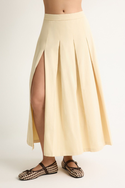 Юбка из 100% хлопка TOPTOP, цвет: бежевый, TT.071.18870.110 купить онлайн