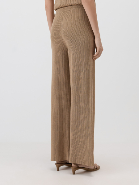 Трикотажные брюки в рубчик Conso, цвет: бежевый, KTR 260734 - бежевый купить онлайн