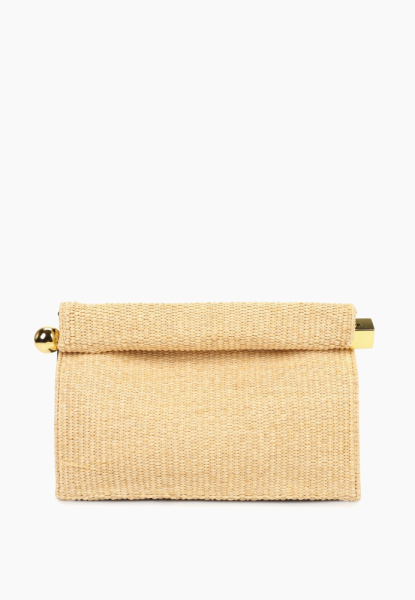 Сумка клатч плетеный