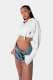 Рубашка Basic Crop qb A QUICK BUCK, цвет: WHITE,  купить онлайн